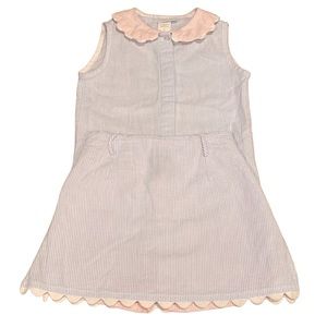 Chambre Girls Pink & Blue Seersucker Two Piece Set